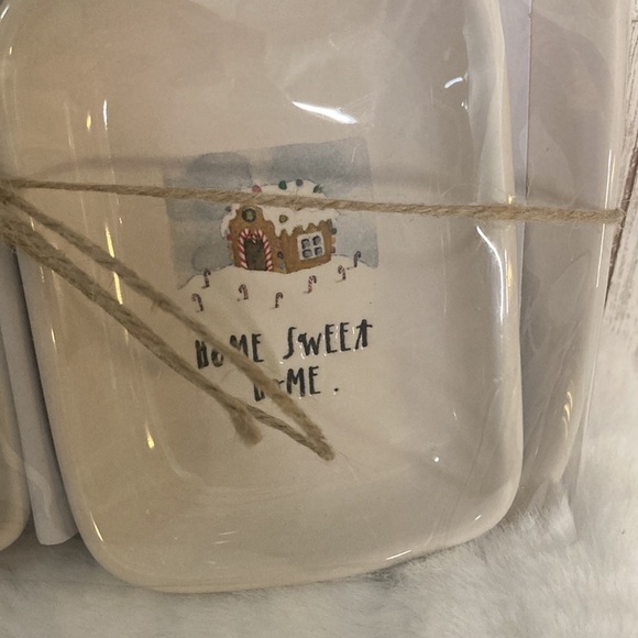 Rae Dunn Gingerbread House, Oh Snap and Home Sweet Home Tray with Bowls - Picture 4 of 8